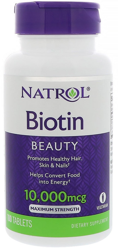 Biotin - 10000mcg - 100 tabs