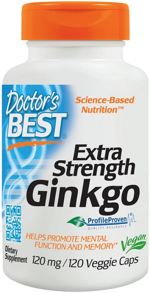 Extra Strength Ginkgo - 120mg - 120 vcaps