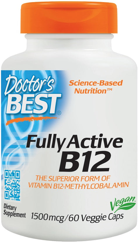 Fully Active B12 - 1500mcg - 60 vcaps
