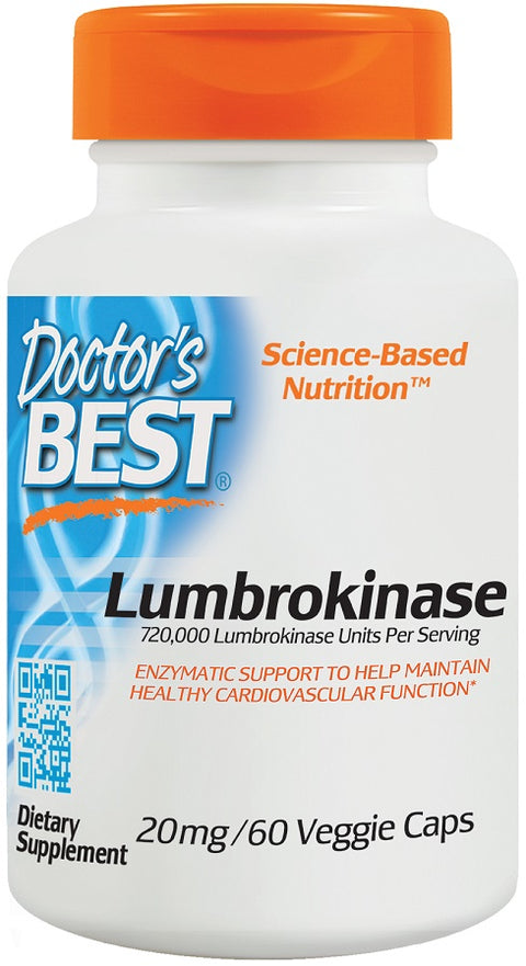 Lumbrokinase - 20mg - 60 vcaps