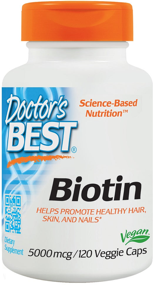 Biotin - 5000mcg - 120 vcaps