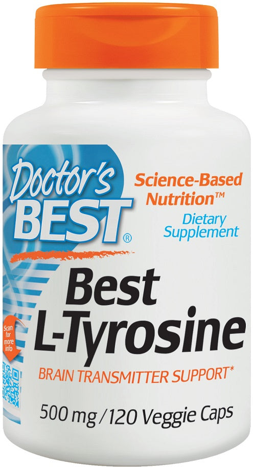 L-Tyrosine, 500mg - 120 vcaps