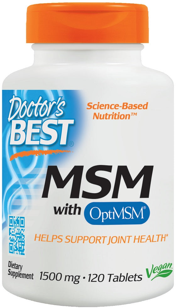 MSM with OptiMSM Vegan - 1500mg - 120 tablets