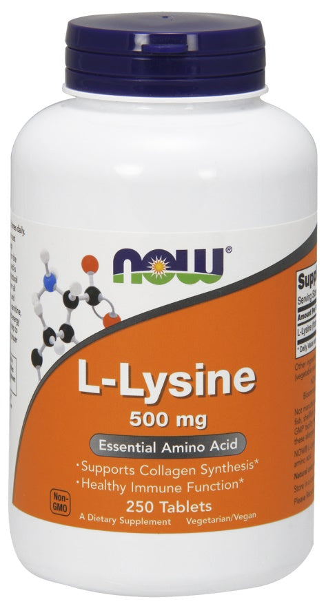 L-Lysine - 500mg - 250 tablets