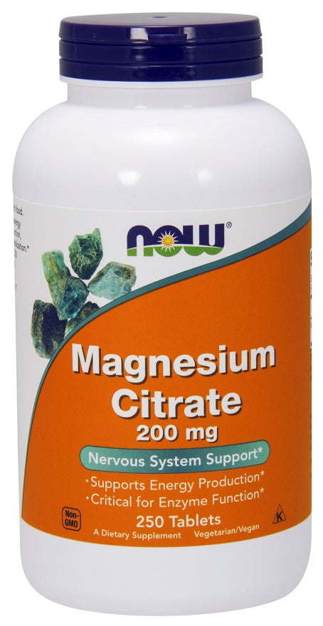 Magnesium Citrate - 200mg - 250 tablets