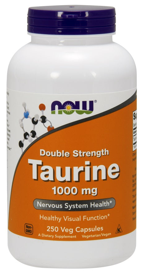 Taurine - 1000mg Double Strength - 250 vcaps