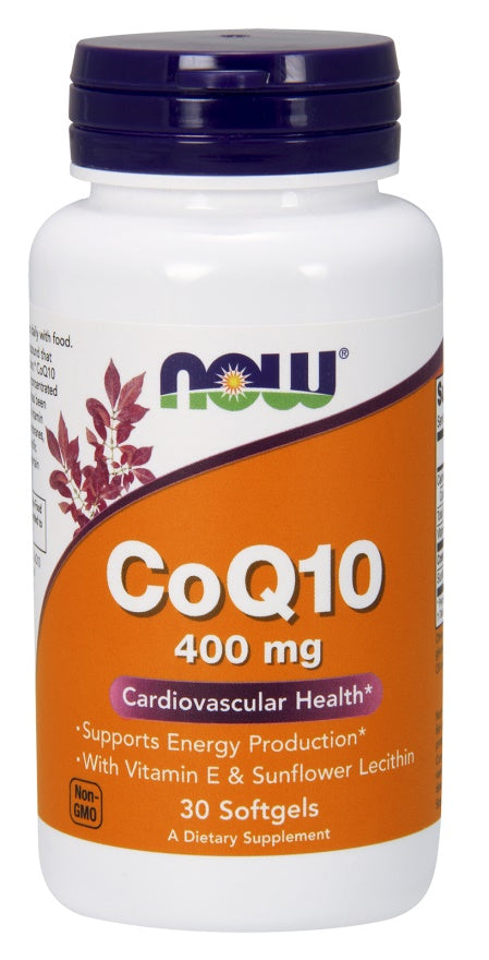 CoQ10 with Vitamin E & Sunflower Lecithin - 400mg - 30 softgels