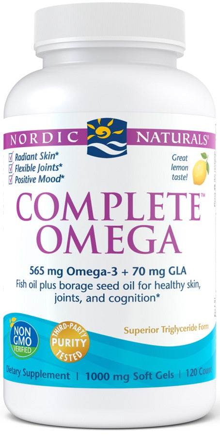 Complete Omega - 565mg Lemon - 120 softgels