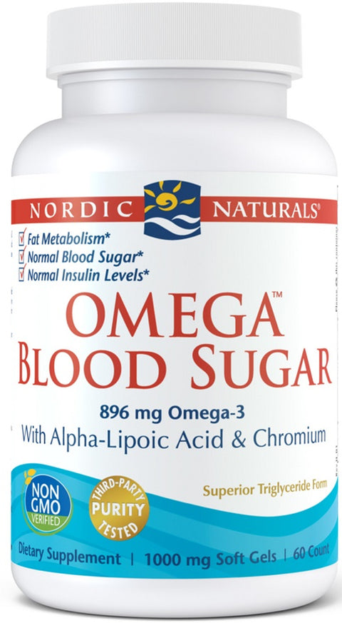 Omega Blood Sugar - 896mg - 60 softgels