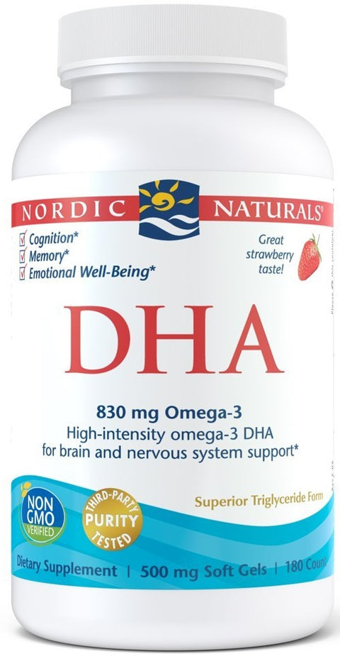 DHA - 830mg Strawberry - 180 softgels