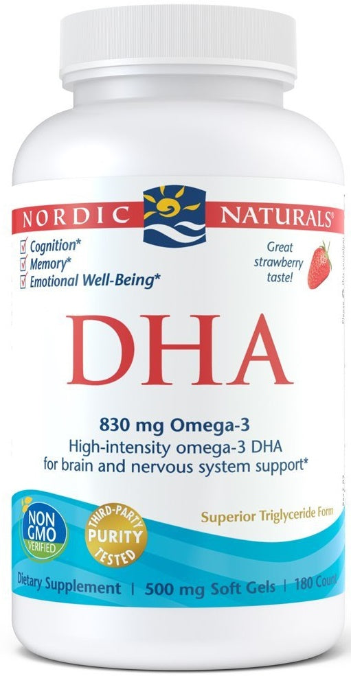 DHA - 830mg Strawberry - 180 softgels