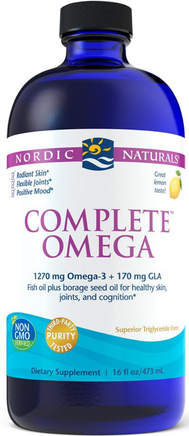 Complete Omega - 1270mg Lemon - 473 ml.