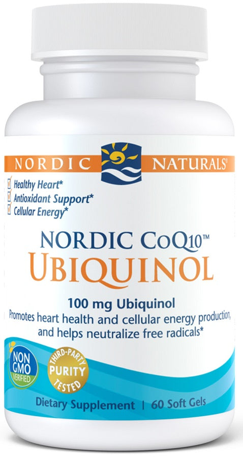 Nordic CoQ10 Ubiquinol - 100mg - 60 softgels