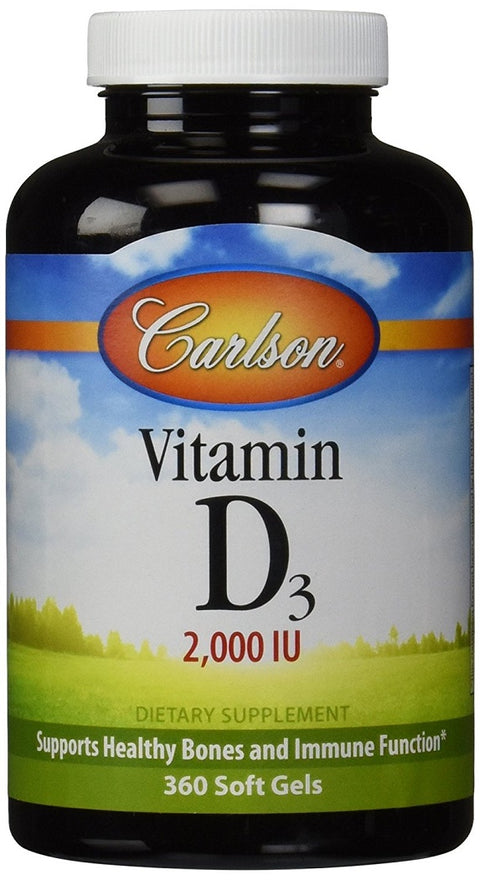 Vitamin D3 - 2000 IU - 360 softgels