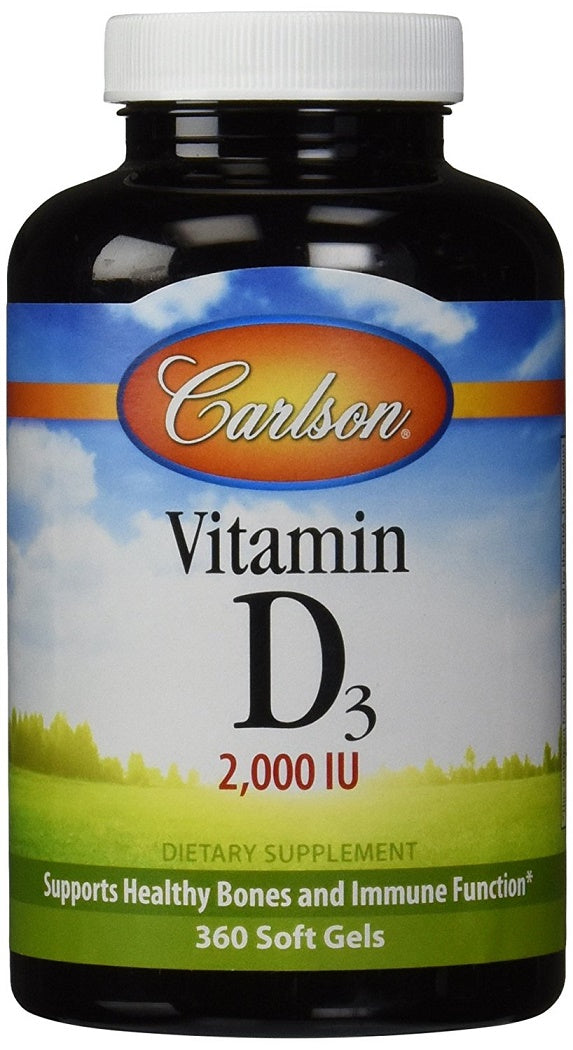 Vitamin D3 - 2000 IU - 360 softgels