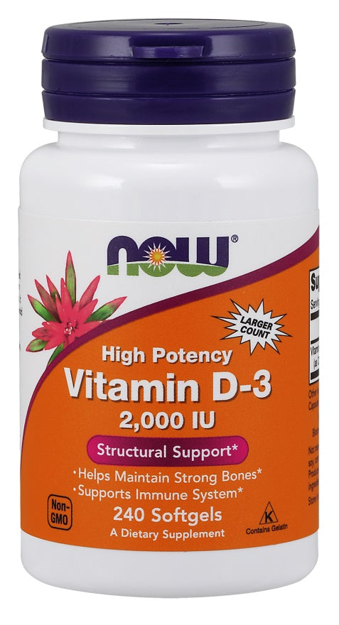 Vitamin D-3 - 2000 IU - 240 softgels