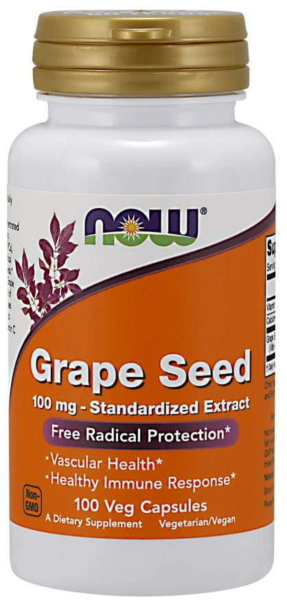 Grape Seed Standardized Extract - 100mg - 100 vcaps