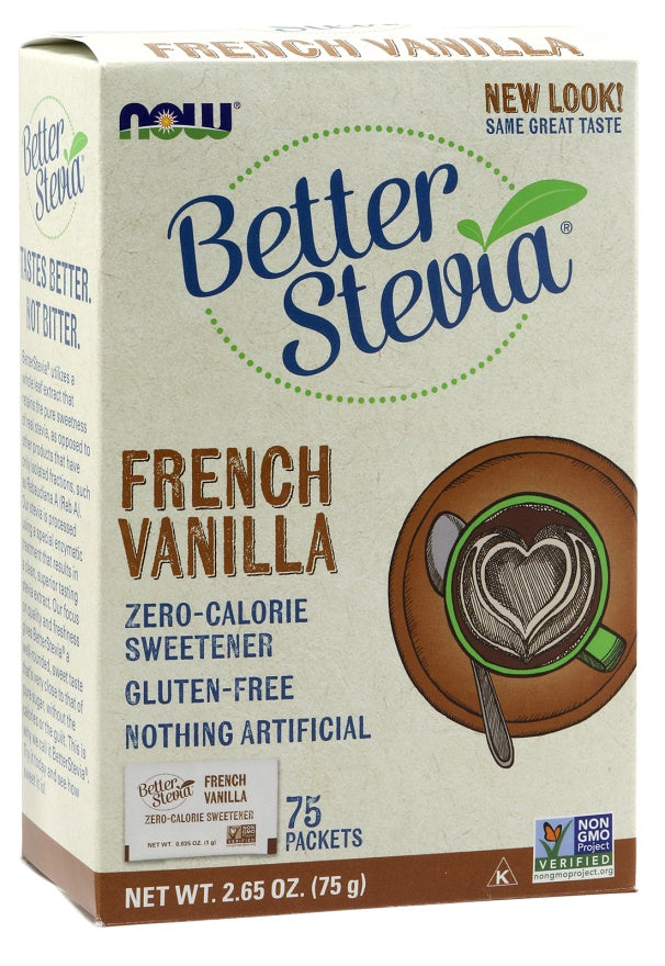 Better Stevia Packets - French Vanilla - 75 packets