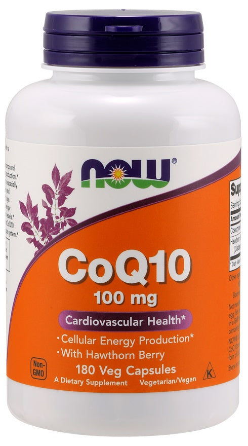 CoQ10 with Hawthorn Berry - 100mg - 180 vcaps