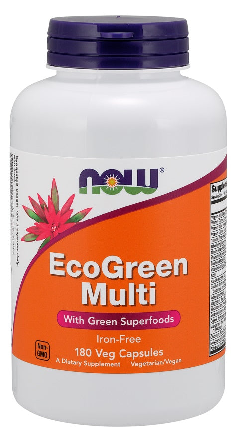 Green Multi - Iron Free - 180 vcaps