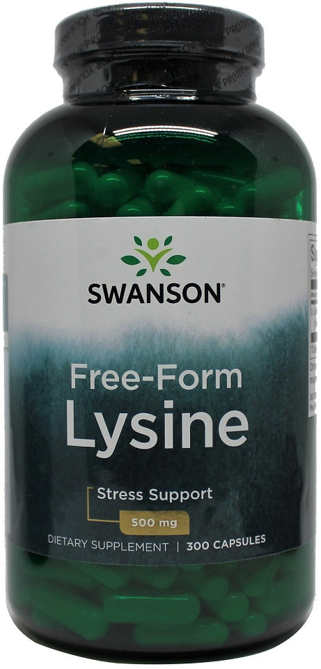 Lysine - 500mg Free-Form - 300 caps