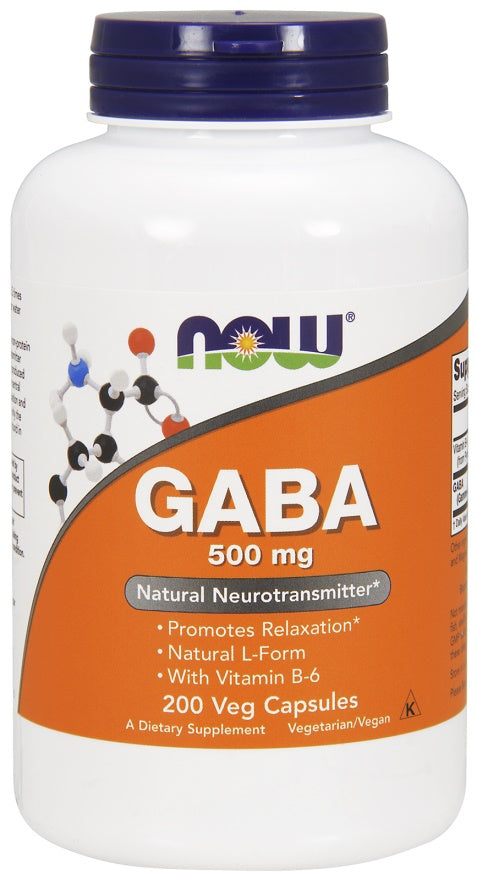 GABA with Vitamin B6 - 500mg - 200 vcaps