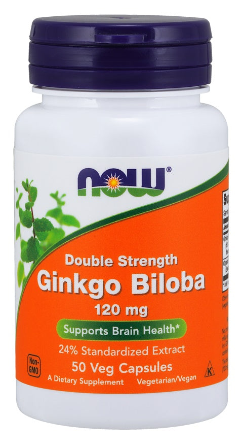 Ginkgo Biloba Double Strength - 120mg - 50 vcaps