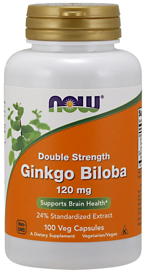 Ginkgo Biloba Double Strength - 120mg - 100 vcaps