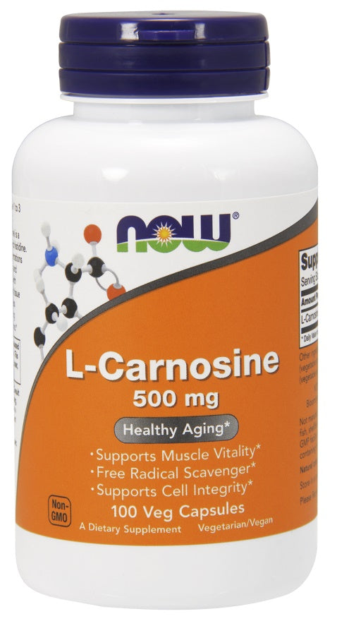L-Carnosine - 500mg - 100 vcaps