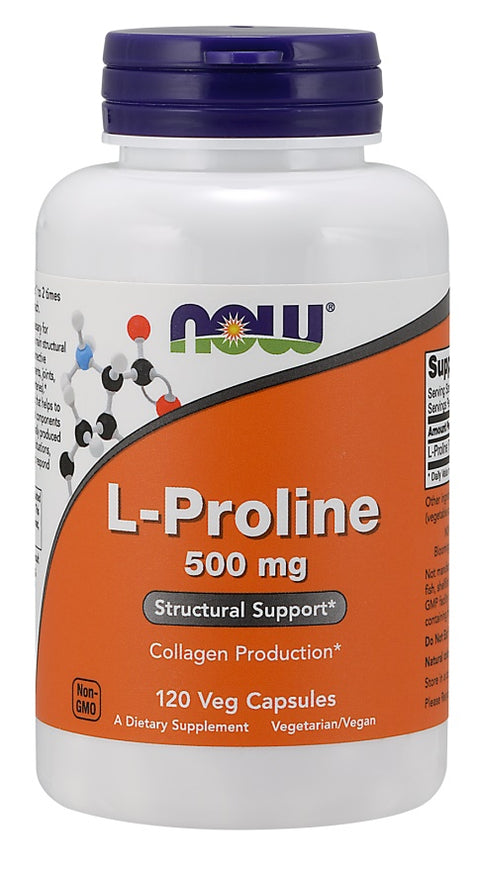 L-Proline - 500mg - 120 vcaps