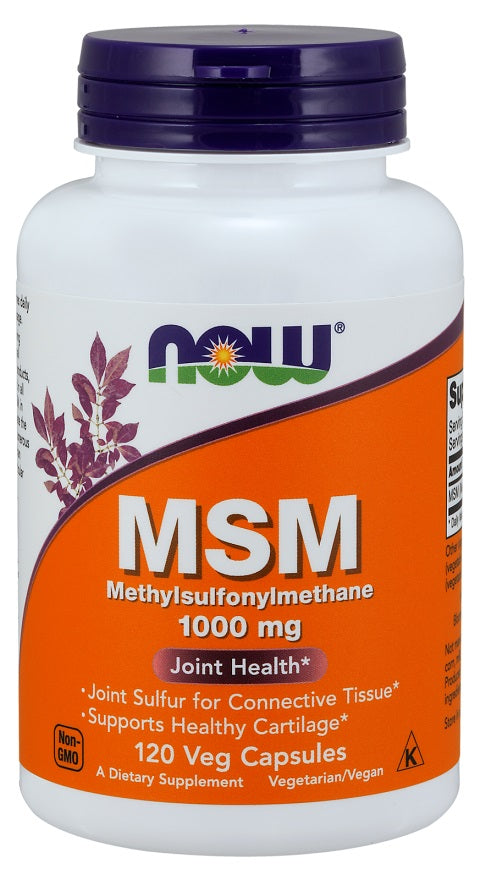 MSM Methylsulphonylmethane - 1000mg - 120 vcaps