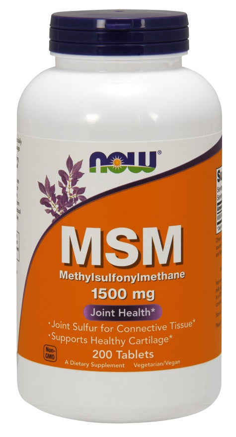 MSM Methylsulphonylmethane - 1500mg - 200 tabs