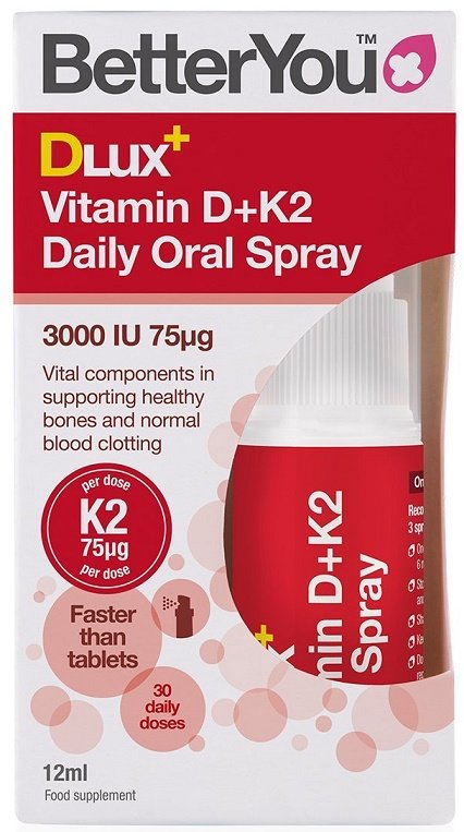 BetterYou DLux+ Vitamin D+K2 Daily Oral Spray