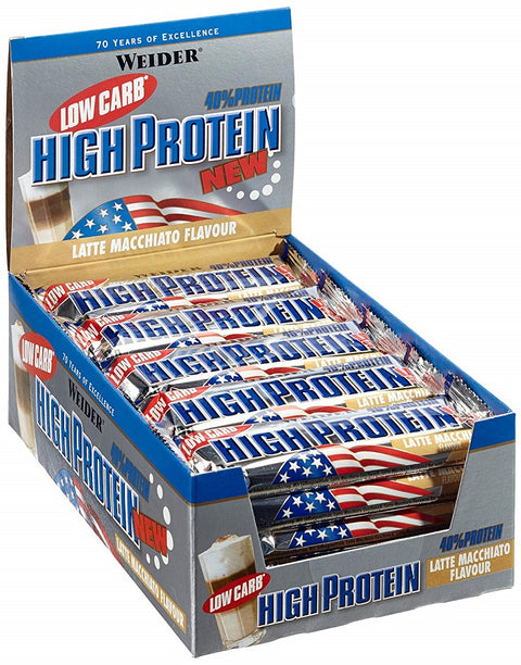 40% Low Carb High Protein Bar - Peanut Caramel - 24 x 50g