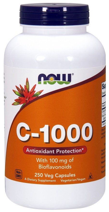 NOW Foods Vitamin C-1000 with 100mg Bioflavonoids