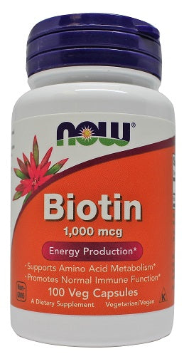 Biotin - 1000mcg - 100 vcaps