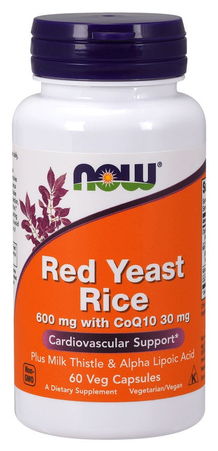 Red Yeast Rice with CoQ10 - 600mg - 60 vcaps