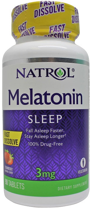 Melatonin Fast Dissolve - 3mg - 90 tabs