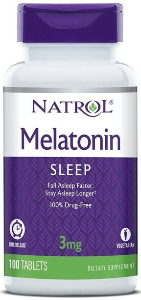 Melatonin Time Release, 3mg - 100 tabs