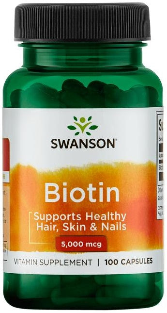 Biotin - 5000mcg - 100 caps