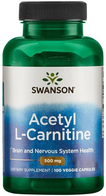 Acetyl L-Carnitine - 500mg - 100 vcaps