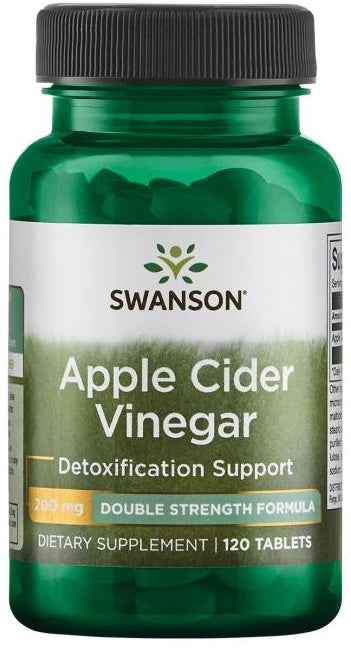 Apple Cider Vinegar - 200mg Double-Strength - 120 tablets