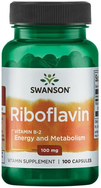 Riboflavin Vitamin B-2 - 100mg - 100 caps