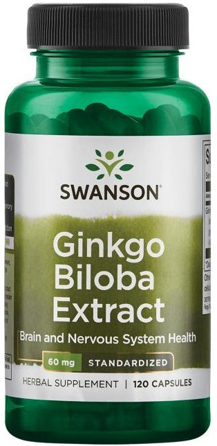 Ginkgo Biloba Extract - 60mg - 120 caps