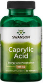 Caprylic Acid, 600mg - 60 softgels
