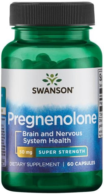 Pregnenolone - 50mg Super-Strength - 60 caps