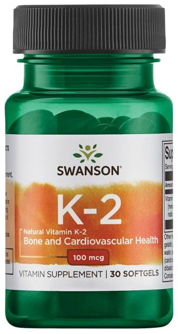 Vitamin K-2 - Natural - 100mcg - 30 softgels