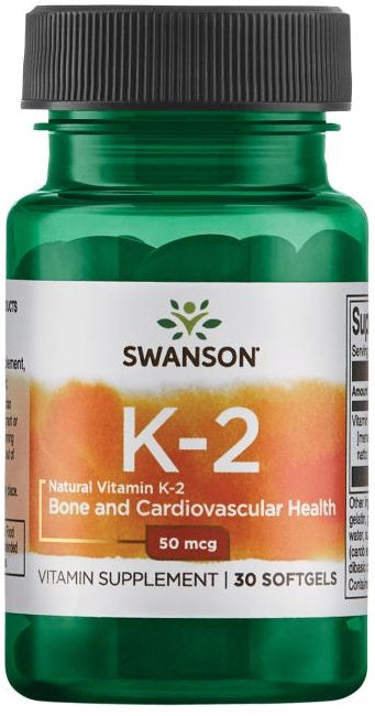 Vitamin K-2 - Natural - 50mcg - 30 softgels