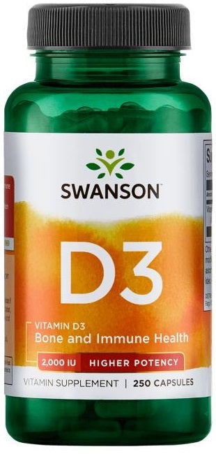 Vitamin D-3 - 2000 IU - 250 caps