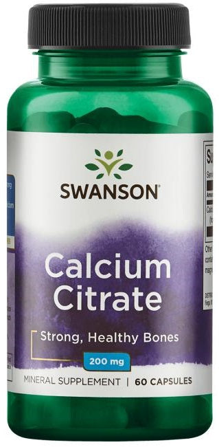 Calcium Citrate - 200mg - 60 caps